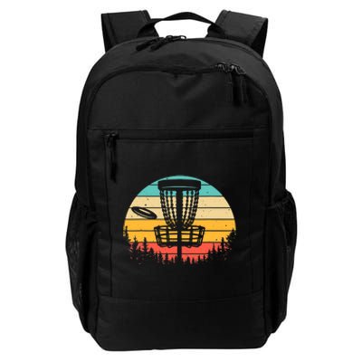 Funny Disc Golf Art For Vintage Disc Golfer Lovers Daily Commute Backpack