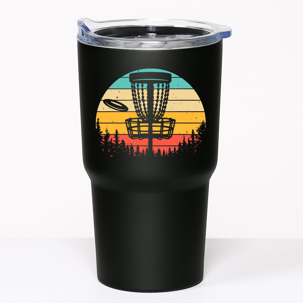 Funny Disc Golf Art For Vintage Disc Golfer Lovers Tumbler