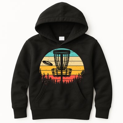 Funny Disc Golf Art For Vintage Disc Golfer Lovers Kids Hoodie