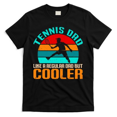 Father's Day Gift Tennis Dad Vintage Tennis Player Premium T-Shirt