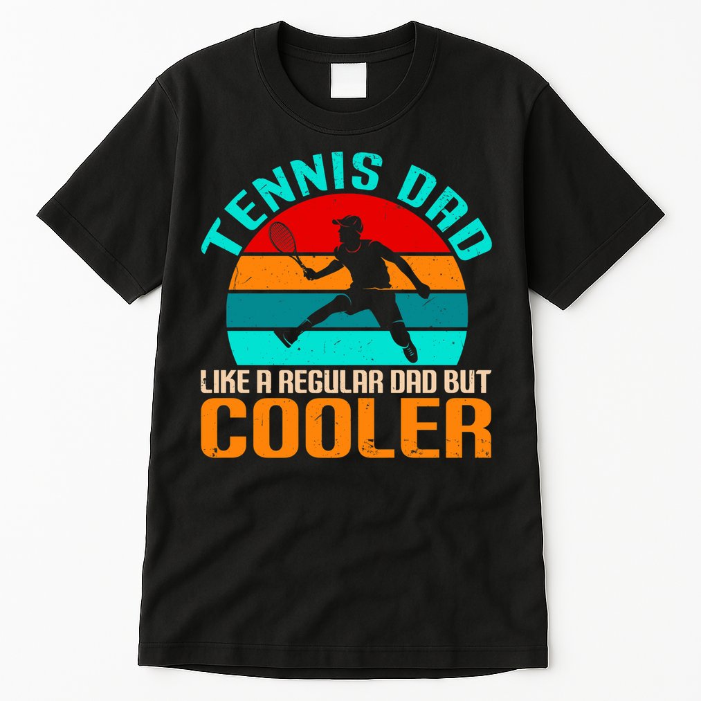 Father's Day Gift Tennis Dad Vintage Tennis Player Premium Tall T-Shirt