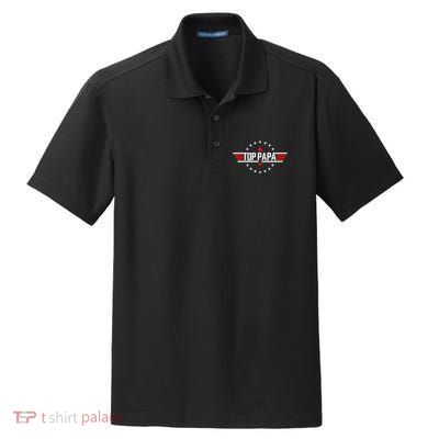Fathers Day Gift Papa Gift From Grand Son Daughter Dry Zone Grid Polo
