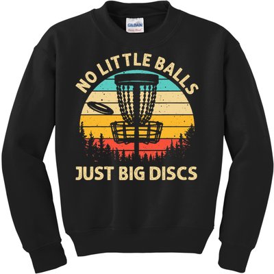 Funny Disc Golf Design For Women Disc Golf Lover Player Kids Sweatshirt