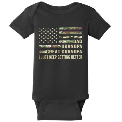 Fathers Day Gift from Grand Dad Grandpa Great Grandpa Baby Bodysuit