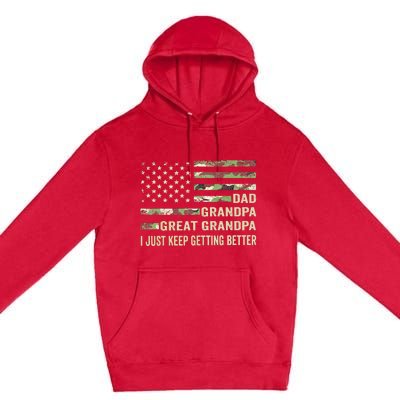 Fathers Day Gift from Grand Dad Grandpa Great Grandpa Premium Pullover Hoodie