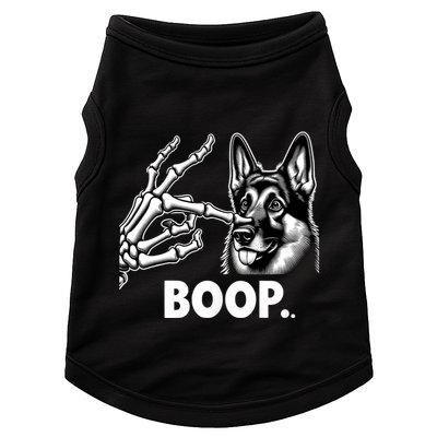 Funny Dog German Shepherd Skeleton Hand Boop Costume Doggie Tank