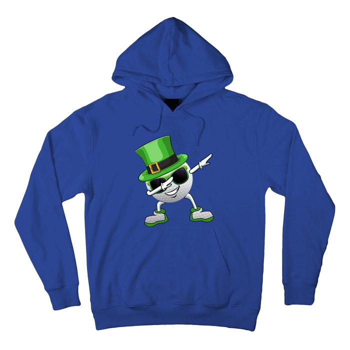 Funny Dabbing Golf Ball St Patricks Day Leprechauns Shamrock Funny Gift Hoodie