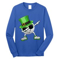 Funny Dabbing Golf Ball St Patricks Day Leprechauns Shamrock Funny Gift Long Sleeve Shirt