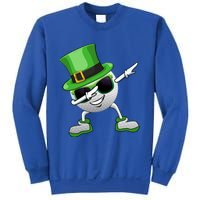 Funny Dabbing Golf Ball St Patricks Day Leprechauns Shamrock Funny Gift Sweatshirt