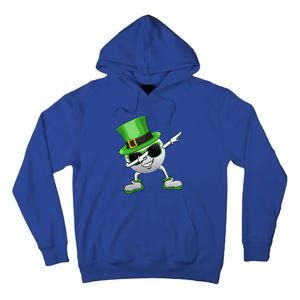 Funny Dabbing Golf Ball St Patricks Day Leprechauns Shamrock Funny Gift Tall Hoodie