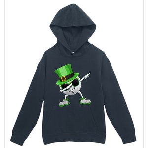 Funny Dabbing Golf Ball St Patricks Day Leprechauns Shamrock Funny Gift Urban Pullover Hoodie