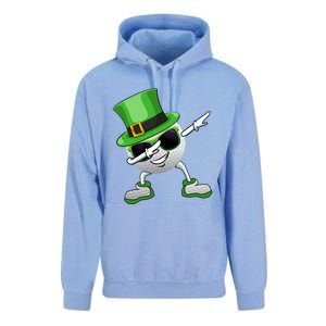 Funny Dabbing Golf Ball St Patricks Day Leprechauns Shamrock Funny Gift Unisex Surf Hoodie