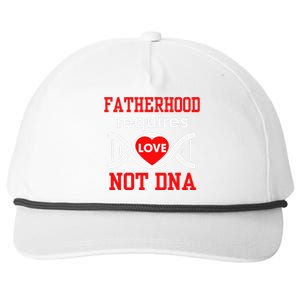 Fathers Day Gift For Stepdad Require Love Not DNA Tee Snapback Five-Panel Rope Hat