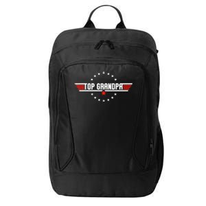 Fathers Day Gift Grandpa Gift From Grandkids Son Daughter City Backpack