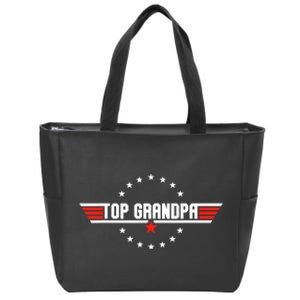 Fathers Day Gift Grandpa Gift From Grandkids Son Daughter Zip Tote Bag