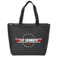 Fathers Day Gift Grandpa Gift From Grandkids Son Daughter Zip Tote Bag