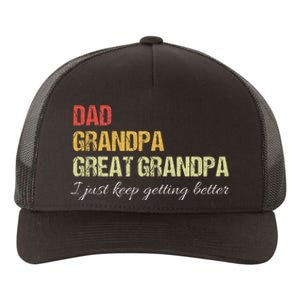 Fathers Day Gift from Grand Dad Grandpa Great Grandpa Yupoong Adult 5-Panel Trucker Hat