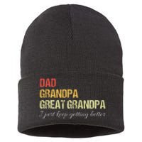 Fathers Day Gift from Grand Dad Grandpa Great Grandpa Sustainable Knit Beanie