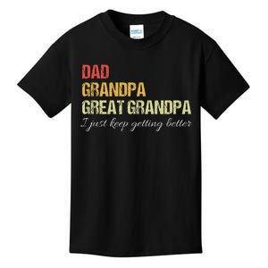 Fathers Day Gift from Grand Dad Grandpa Great Grandpa Kids T-Shirt