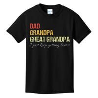 Fathers Day Gift from Grand Dad Grandpa Great Grandpa Kids T-Shirt