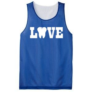 Funny Dentist Gift Tooth For Dental Assistant Dentist Love Cute Gift Mesh Reversible Basketball Jersey Tank