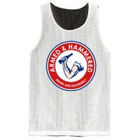 Funny Drinking Gift Armed And Hammered Drunk And Disorderly Mesh Reversible Basketball Jersey Tank