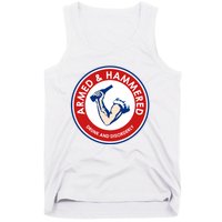 Funny Drinking Gift Armed And Hammered Drunk And Disorderly Tank Top