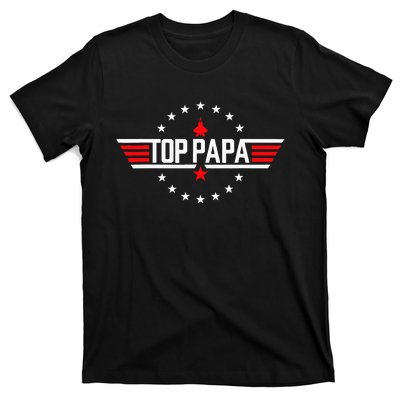 Fathers Day Gift Papa From Grandkids Son Daughter T-Shirt