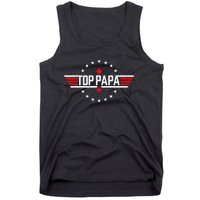 Fathers Day Gift Papa From Grandkids Son Daughter Tank Top