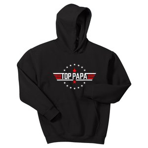 Fathers Day Gift Papa From Grandkids Son Daughter Kids Hoodie