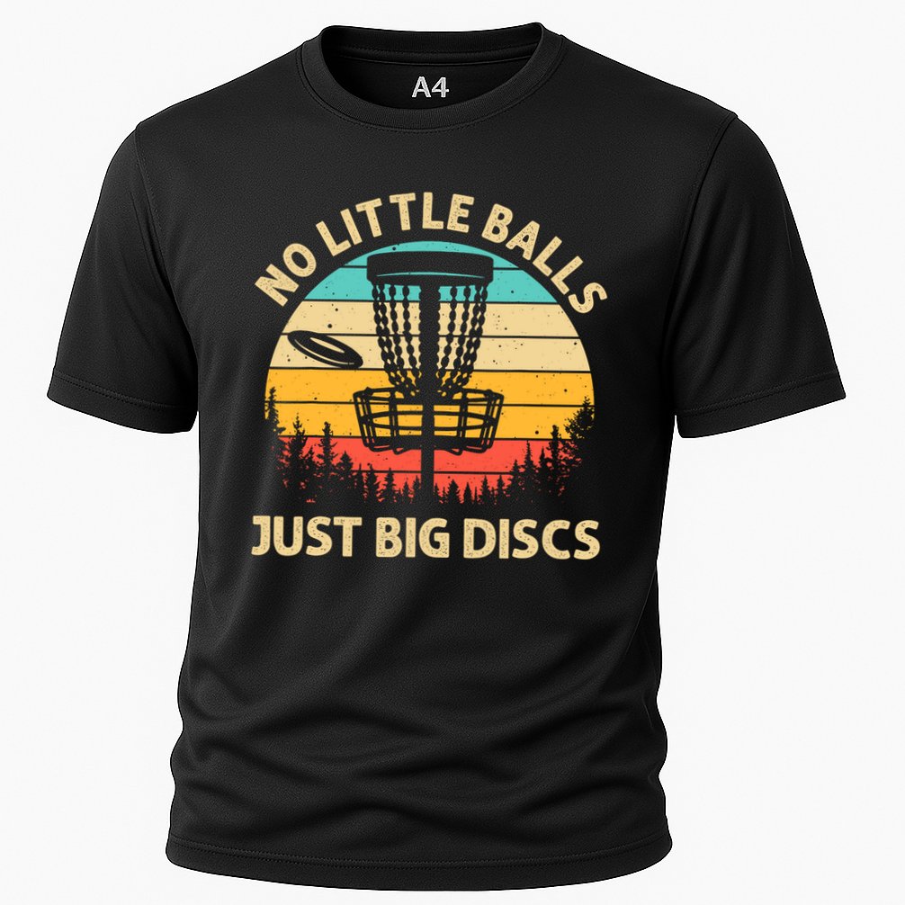 Funny Disc Golf Design Cooling Performance Crew T-Shirt