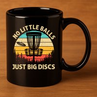 Funny Disc Golf Design 11oz C Handle Ceramic Mug