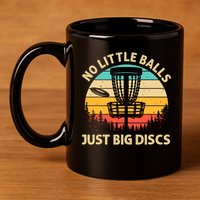 Funny Disc Golf Design 11oz C Handle Ceramic Mug