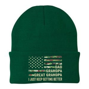 Fathers Day Gift From Grandkids Dad Grandpa Great Grandpa Knit Cap Winter Beanie