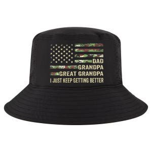 Fathers Day Gift From Grandkids Dad Grandpa Great Grandpa Cool Comfort Performance Bucket Hat