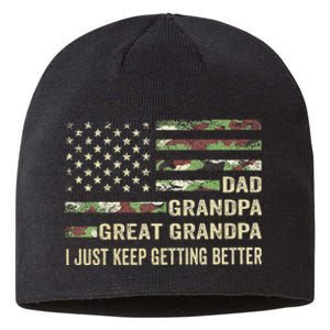 Fathers Day Gift From Grandkids Dad Grandpa Great Grandpa Sustainable Beanie