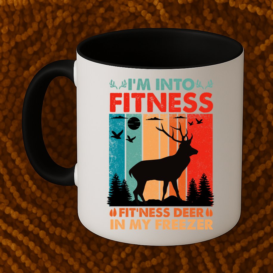 Funny Deer Hunter Gift Mug
