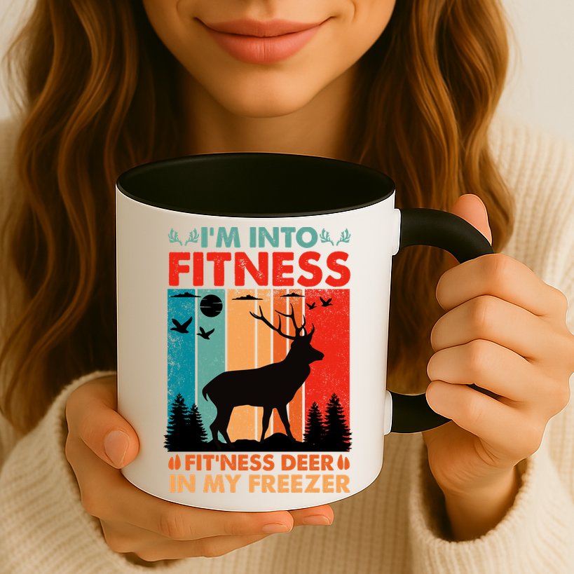 Funny Deer Hunter Gift Mug