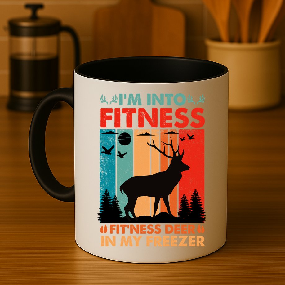 Funny Deer Hunter Gift Mug