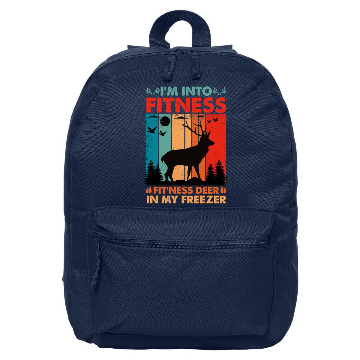 Funny Deer Hunter Gift 16 in Basic Backpack