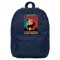 Funny Deer Hunter Gift 16 in Basic Backpack