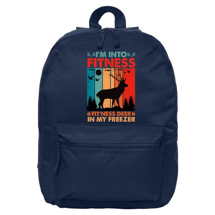 Funny Deer Hunter Gift 16 in Basic Backpack
