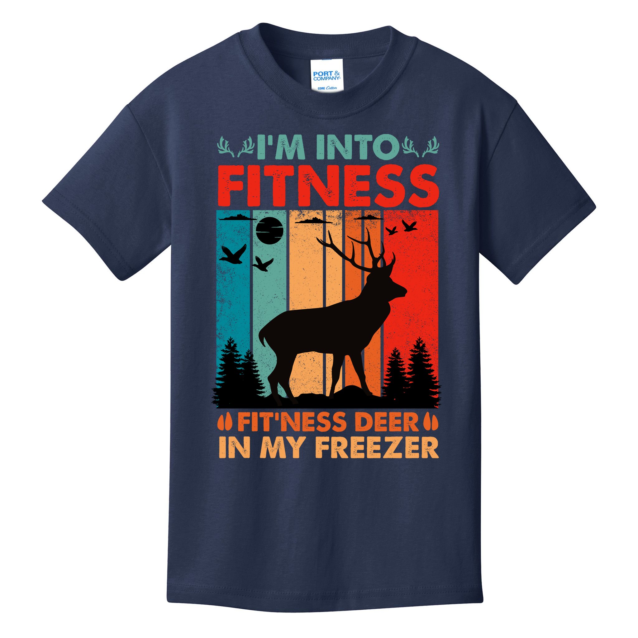 Funny Deer Hunter Gift Kids T-Shirt