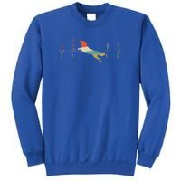 Frisbee Dog Heartbeat Retro Ecg Ekg Gift Sweatshirt