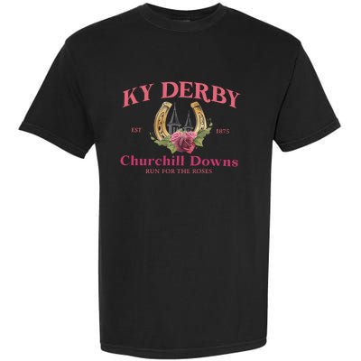 Frauen Derby Horse Racing Garment-Dyed Heavyweight T-Shirt