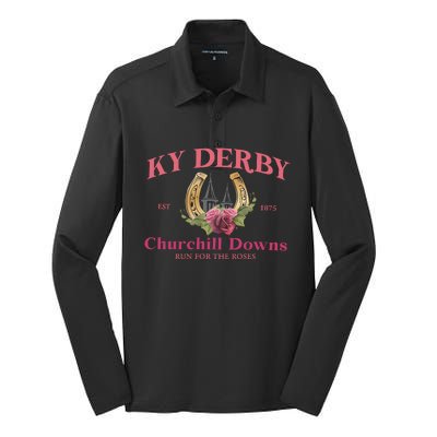 Frauen Derby Horse Racing Silk Touch Performance Long Sleeve Polo