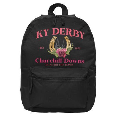 Frauen Derby Horse Racing 16 in Basic Backpack