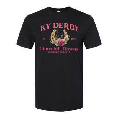 Frauen Derby Horse Racing Softstyle CVC T-Shirt