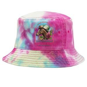 Frauen Derby Horse Racing Tie-Dyed Bucket Hat