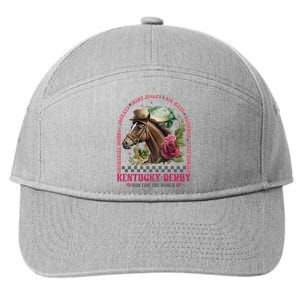 Frauen Derby Horse Racing 7-Panel Snapback Hat